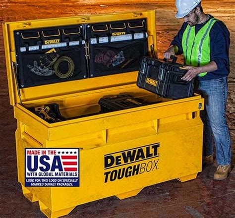 jobsite steel tool box|dewalt jobsite tool box.